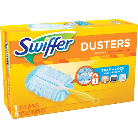 Swiffer Duster Starter Kit, Blue/Yellow PK6 PGC11804